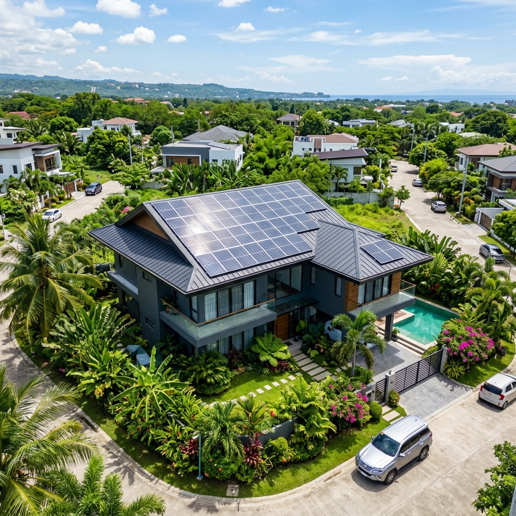 Residential solar installation Cebu Philippines